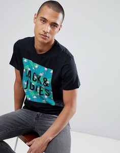 Футболка с принтом Jack &amp; Jones Originals - Синий