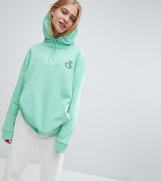 Oversize-худи из органического хлопка Puma - Зеленый
