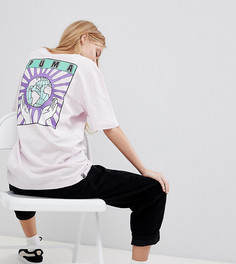 Oversize-футболка из органического хлопка эксклюзивно от Puma - Фиолетовый