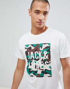 Футболка с принтом Jack &amp; Jones Originals - Белый