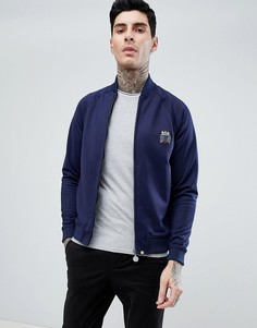 Темно-синяя спортивная куртка на молнии Pretty Green Seafire - Темно-синий