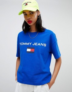 Футболка с логотипом Tommy Jean 90s Capsule 5.0 - Синий