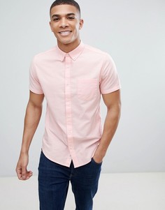 Розовая оксфордская рубашка Burton Menswear - Розовый