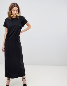 Платье макси с короткими рукавами Vero Moda - Черный