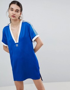 Синее платье adidas Originals Fashion League - Синий