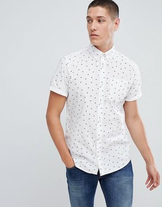 Рубашка с короткими рукавами и цветочным принтом Jack &amp; Jones Originals - Белый
