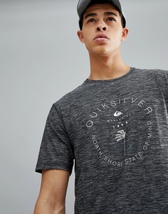 Темно-серая меланжевая футболка Quiksilver Radical Surf - Серый