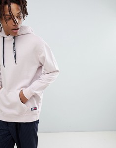 Розовый oversize-худи с логотипом Tommy Jeans Contemporary - Розовый