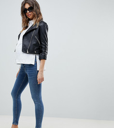 Джинсы скинни с завышенной талией ASOS DESIGN Maternity Ridley - Синий