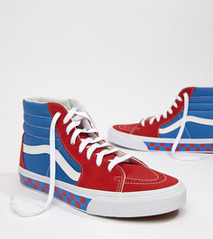 Синие высокие кроссовки с принтом в клетку Vans Factory Pack SK8 эксклюзивно для ASOS - Синий