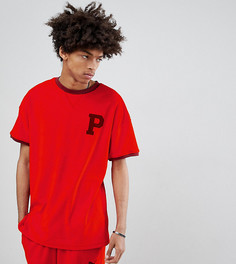 Красная махровая футболка из органического хлопка Puma эксклюзивно для ASOS - Красный