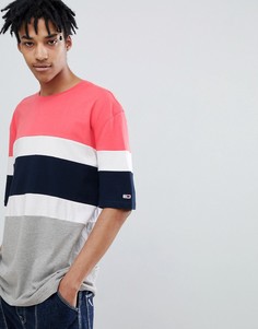 Свободная футболка с полосками Tommy Jeans Summer Capsule - Мульти