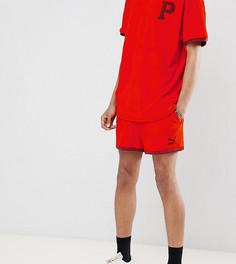 Красные махровые шорты из органического хлопка Puma эксклюзивно для ASOS - Красный