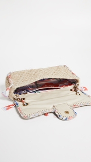 What Goes Around Comes Around Chanel Straw Classic Flap Medium Bag