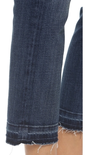 Current/Elliott The Cropped Straight Leg Jeans