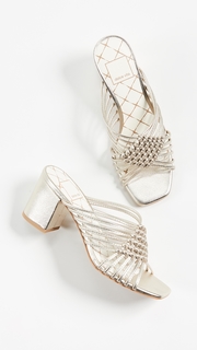 Dolce Vita Delana Woven Block Heel Sandals