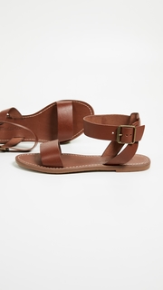 Madewell The Boardwalk Ankle-Strap Sandals