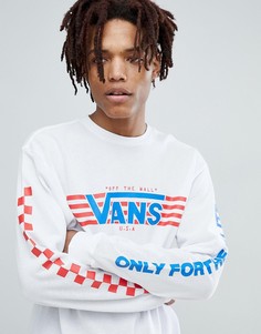 Белый лонгслив Vans - Белый