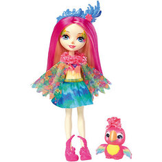 Мини-кукла Enchantimals "Любимая зверюшка" Пикки Попугай и Шини Mattel