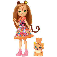 Мини-кукла Enchantimals "Любимая зверюшка" Чериш Гепардини и Шустрик Mattel