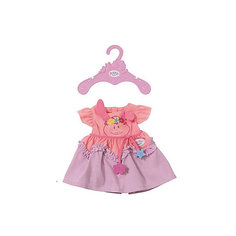 Платье для куклы BABY born, розово-сиреневое Zapf Creation