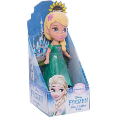 Мини-кукла "Холодное сердце" Эльза в зеленом платье, 7.5 см Disney