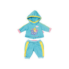 Одежда для куклы Zapf Creation "Baby Born" Спортивный костюм, голубой