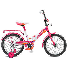 Двухколёсный велосипед Stels "Talisman 16" V020 10.5, белый/розовый