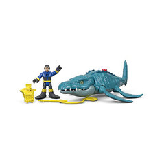 Игровой набор Jurassic World "Динозавры и герои" Мозазавр и Драйвер Mattel