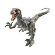 Фигурка динозавра Jurassic World "Атакующая стая", Велоцираптор синий Mattel