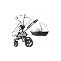 Коляска 2 в 1 Silver Cross SURF, Carrycot/Chassis Graphite (без капора и чехла на ножки)