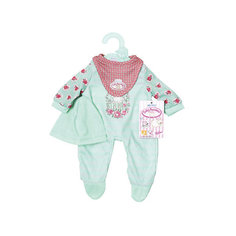 Одежда для куклы  my first Baby Annabell мятного цвета , 36 см Zapf Creation