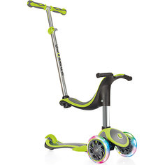 Трехколесный самокат Globber «Evo 4 In 1 Plus Lights», зеленый