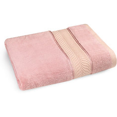 Полотенце махровое 70*140 бамбук, Cozy Home, розовый