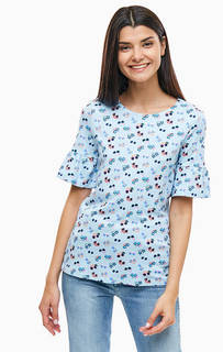 Голубая блуза с короткими рукавами Cath Kidston