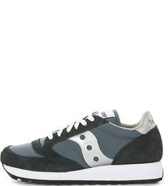 Текстильные кроссовки с замшевыми вставками Saucony