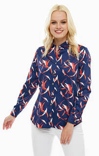 Приталенная рубашка из хлопка U.S. Polo Assn.