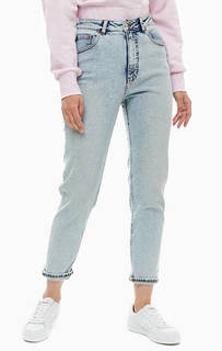Укороченные джинсы с потертостями Cheap Monday