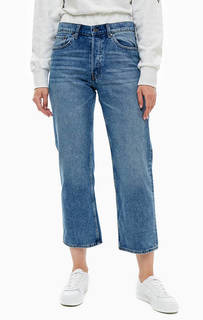 Укороченные джинсы с заломами Cheap Monday