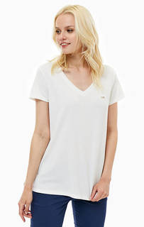 Однотонная футболка с треугольным вырезом U.S. Polo Assn.