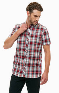 Хлопковая рубашка в клетку Mustang