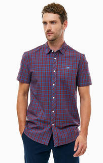 Хлопковая рубашка в клетку Mustang