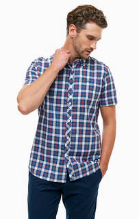 Хлопковая рубашка в клетку Mustang