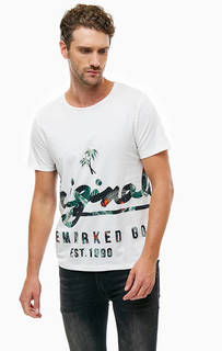 Футболка с тропическим принтом Jack & Jones