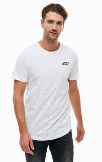 Белая футболка из хлопка Jack & Jones