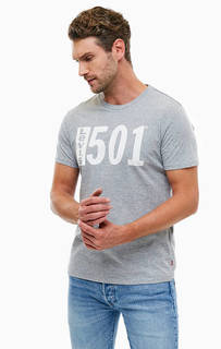 Хлопковая футболка с принтом 501® DAY Levis®