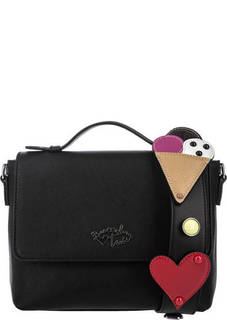 Маленькая сумка с широким плечевым ремнем Braccialini