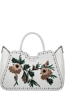 Кожаная сумка с декоративной отделкой Cromia