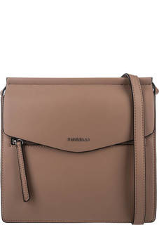 Коричневая сумка через плечо с одним отделом Fiorelli