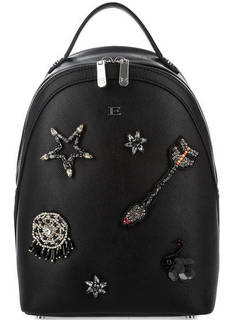 Черный рюкзак с декоративной отделкой Ermanno Ermanno Scervino
